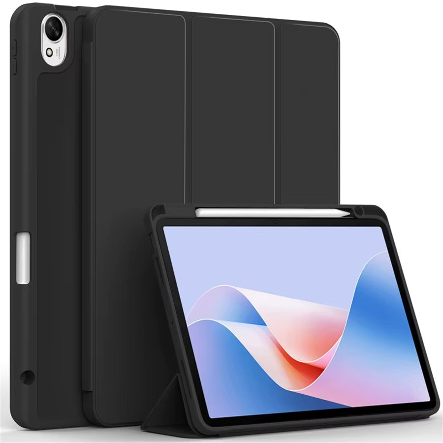 Smart Cover für HUAWEI MatePad 11,5 S 2024 Trifold Leder Flip Case mit Stifthalter in Lila - Bild 2