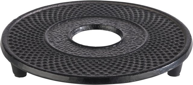 APS Untersetzer Asia rund schwarz B/T/H: 13,5 x 13,5 x 13,5 cm - Bild 1