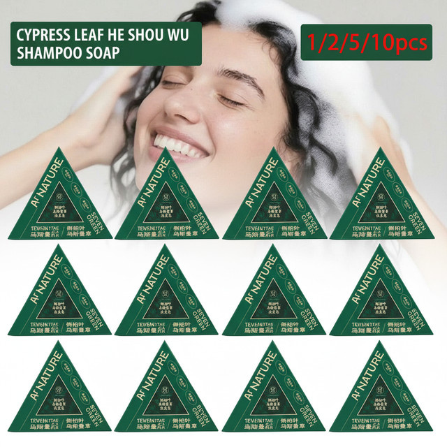 Seven Green Platycladi Usman Grass Shampoo-Seife, 120 g, Unisex - Bild 1