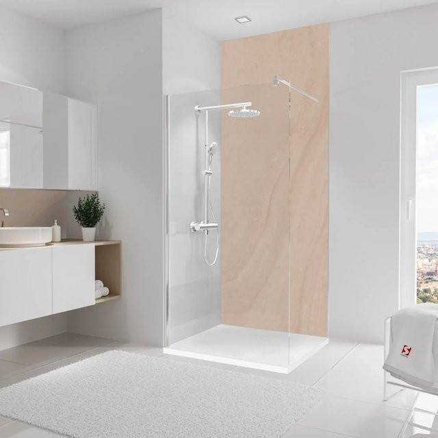 Schulte Duschrückwand Softtouch DecoDesign in Sandstein-Beige mit Steinoptik, Breite: 255 cm, Höhe: 100 cm - Bild 1