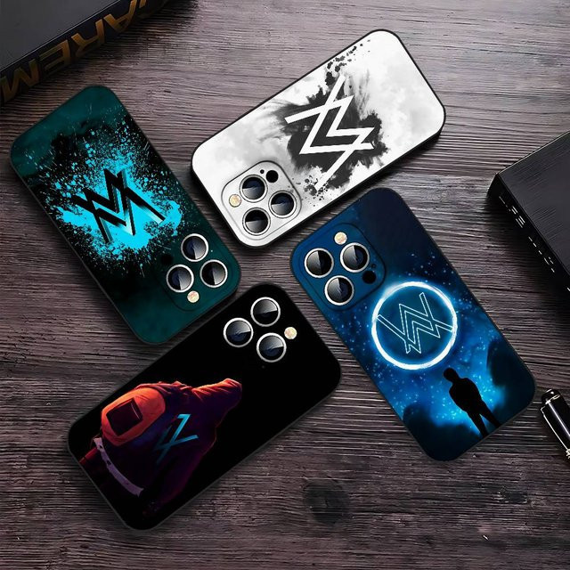 Alan Walker DJ Handyhülle Schwarz für iPhone 17, 16, 15, 14, 13, 11 Pro Max, Plus, X, XR, XS Max und 13 Mini - Bild 1
