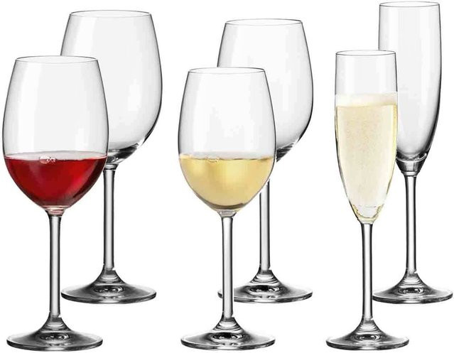 Leonardo Daily Wein- und Sektgläser 6er Set, transparent - Bild 1