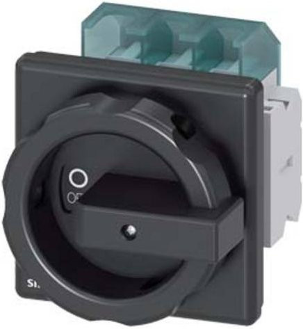 Siemens Lasttrennschalter Schwarz 3polig 63A 35mm² 1 Schließer 1 Öffner 690 V/AC 3LD25041TP51 - Bild 1