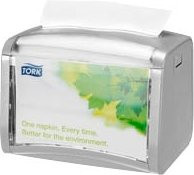 Tork Xpressnap Serviettenhalter Tischspender Grau Kunststoff B: 201 mm, T: 150 mm, H: 155 mm - Bild 1