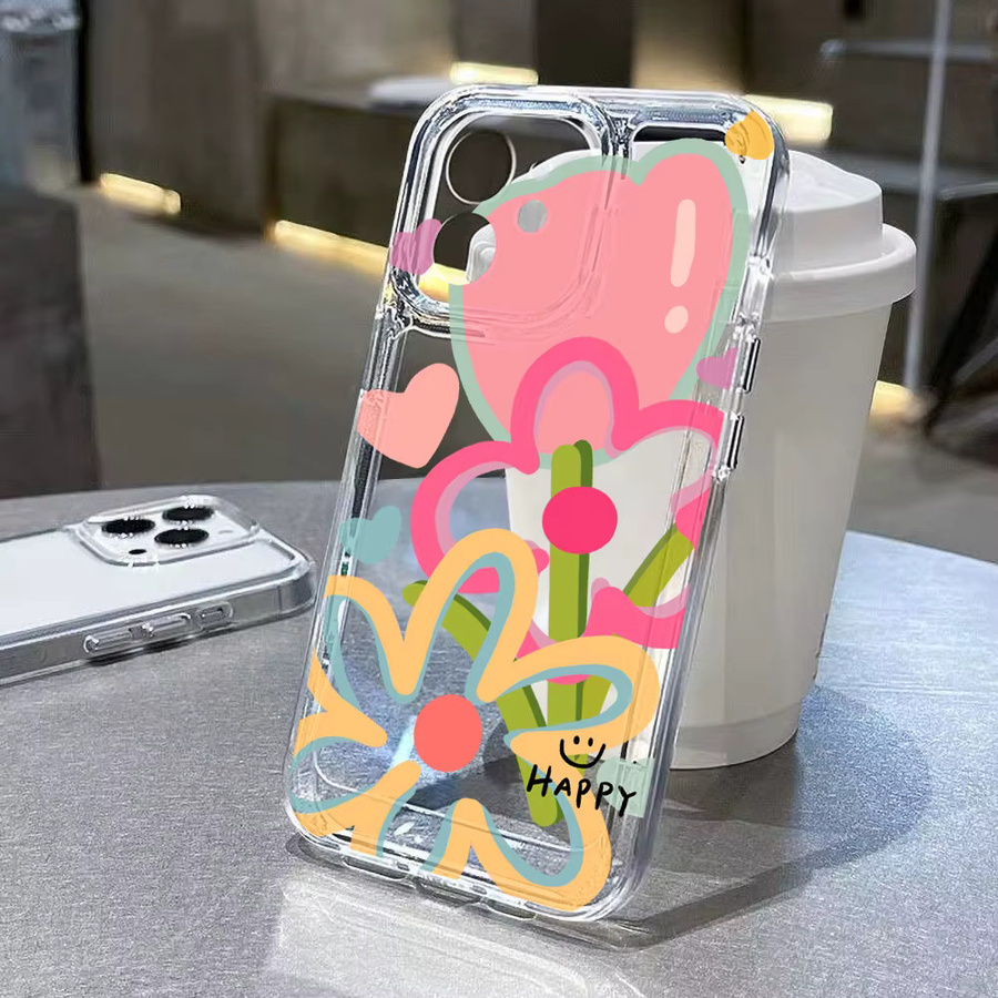 Handyhülle mit Blumenmuster für Samsung Galaxy Modelle in Multicolour - Bild 2
