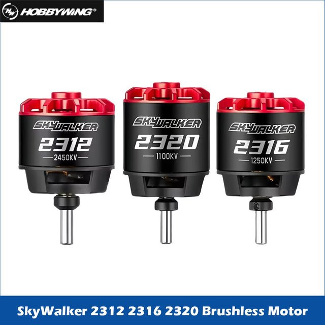 Hobbywing SkyWalker Bürstenloser Motor, 860KV/980KV/1100KV/1250KV/1400KV/2450KV, 3-4S, für RC-Drohne Flugzeug Starrflügler - Bild 1