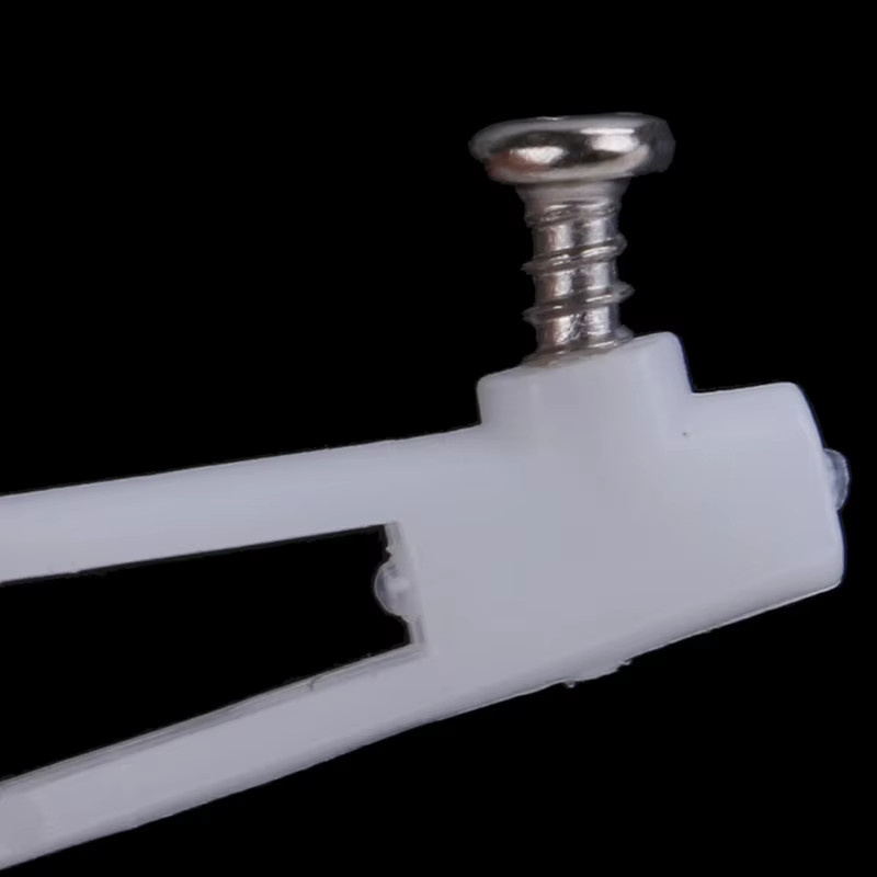 DIAPER&CORED Flugzeugmodell-Einsteller, 10 Sätze mittleres Schloss auf Nylon-Steuerhorn und Gabelkopf, 21-mm-Set-Ruder, Ruderwinkel, mit Spannzangen - Bild 3