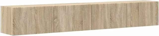 vidaXL TV-Wandschrank Set 2 Stück Sonoma Eiche Beige, B/T/H: 98 x 31 x 29,5 cm - Bild 1