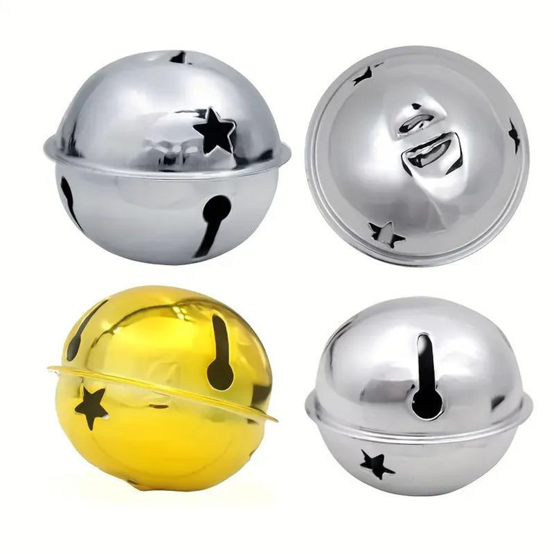 10 Stück SZ-Damai Weihnachts-Hängeornamente aus Metall mit Sternen in Gold für DIY-Bastelarbeiten und Dekorationen - Bild 1