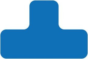 Eichner Stellplatzmarker T-Stück Beacon in Blau - Bild 1
