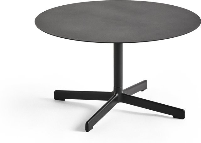 HAY Neu Tisch Low Rund aus Stahl in Schwarz - Bild 1