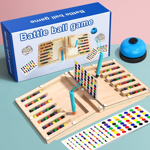 Tlewj Holz-Kampfspiel, Lernspielzeug, Bunt / Mehrfarbig - Bild 1
