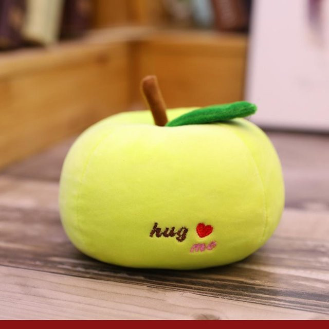 Grüner Apfel Fruchtpuppe, Plüschtier, Bunt / Mehrfarbig - Bild 1