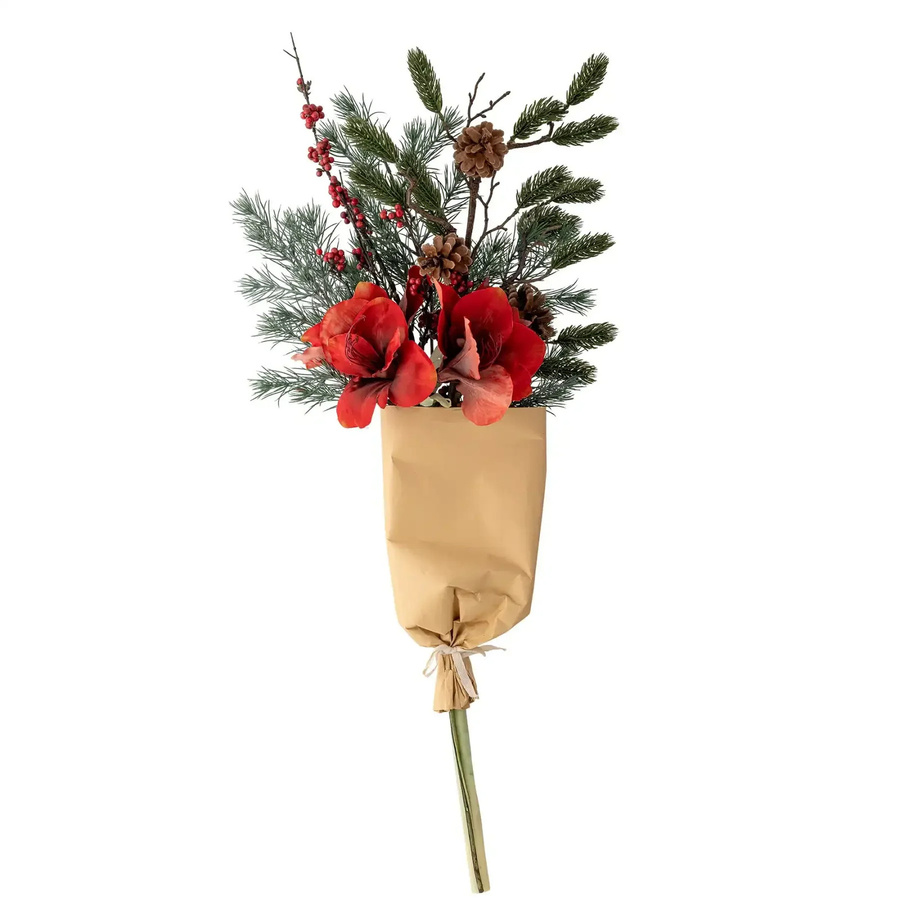 Bloomingville Kunststrauß Rubia in Rot, Höhe: 105 cm - Bild 1