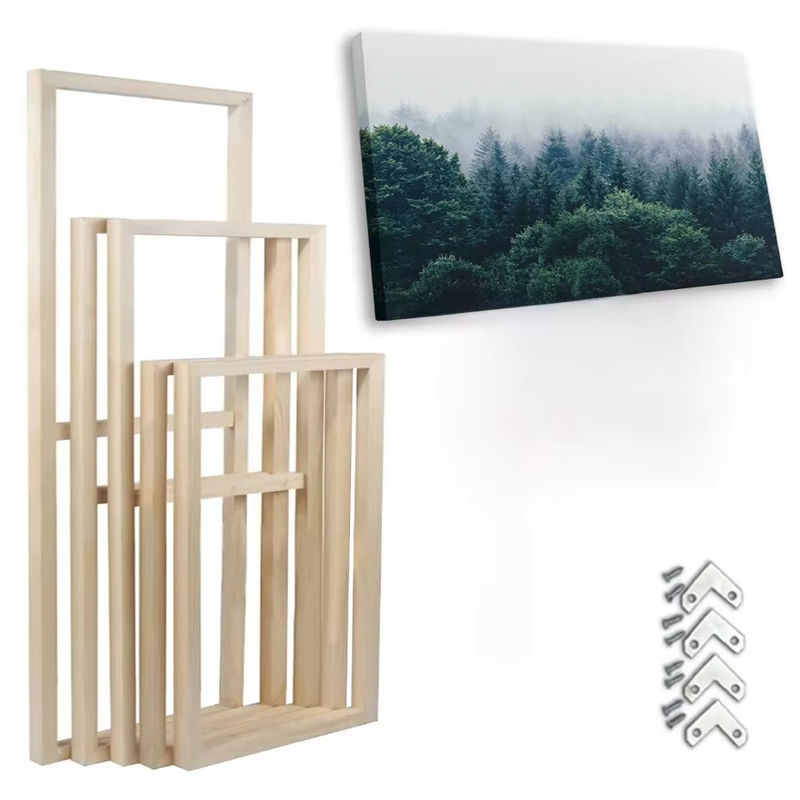 Little PP DIY Holzrahmen Kit für Leinwand und Ölgemälde, beige, rechteckig - Bild 3