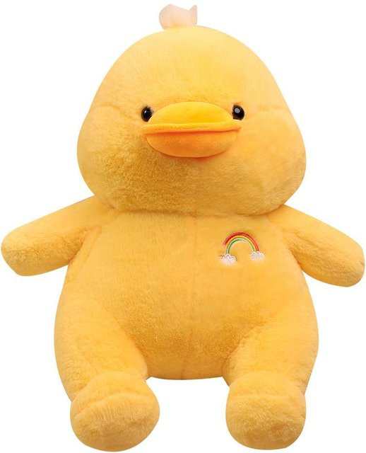 Binchi Keji Travel Gelbe Ente, Plüsch Kuschelkissen, Stofftier, Gelb, ab 12 Jahre - Bild 1