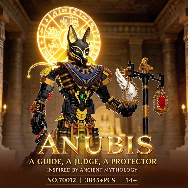 JAKI Anubis Baustein-Set, Fantasy, mit Beleuchtung, ab 14 Jahren - Bild 1