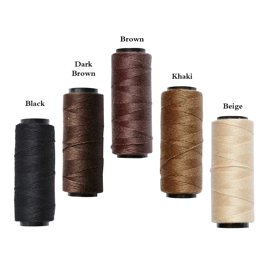 plussign Nadel und Faden für Haarverlängerungen, Schwarz Braun Beige - Bild 3