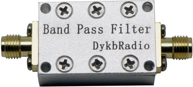 DykbRadio SAW Bandpassfilter für Drohnen, LoRa und Helium Miner, HF-Filter für 2,4 GHz und 5,8 GHz WiFi SDR Empfänger, Farbe: Silber - Bild 1