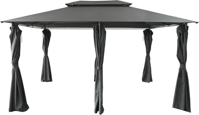 POCOline Pavillon aus Stahl in Schwarz B/H/L: 400 x 270 x 300 cm - Bild 1