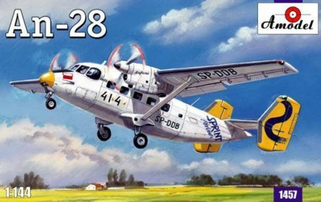 Antonov An-28, Modellflugzeug, 1:144 - Bild 1