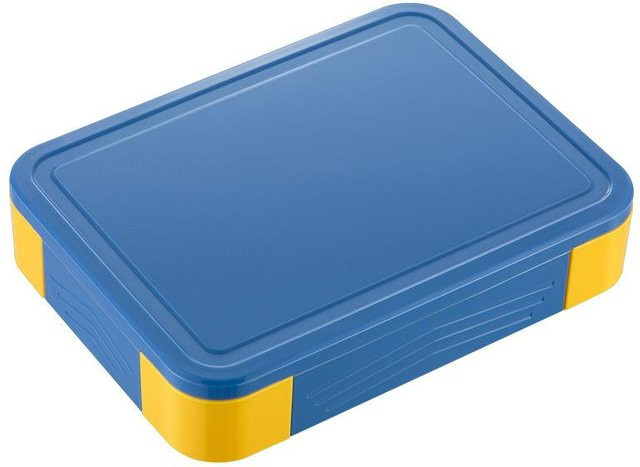 SEEQS Bento Box Lunchbox mit Besteck für Erwachsene und Kinder, Blau, 1330 ml - Bild 1
