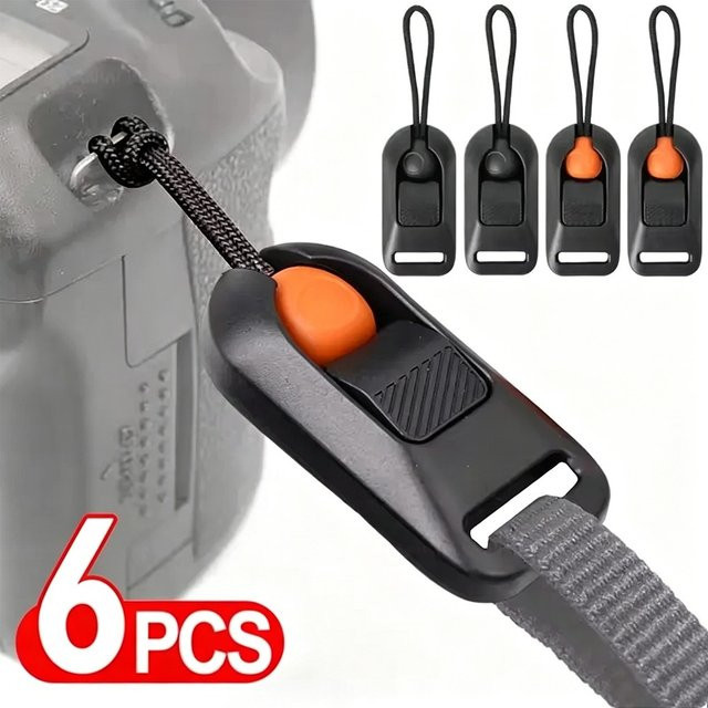 Schnellverschluss-Kameragurt-Verbinder Adapter-Clip in Schwarz für DJI Nikon und Sony Kameras - Bild 1