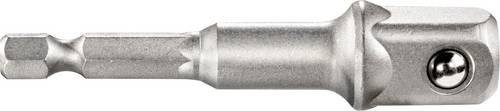 Metabo Schlagschrauber-Steckschlüsseleinsatz 1/2 Zoll Antrieb mit 1/4 Zoll Aufnahme (6,3 mm) in Silber - Bild 1