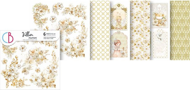 Ciao Bella Vellum Paper Blessing Day in Beige und Transparent - Bild 1
