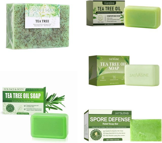 ZOZU Teebaumseife mit Teebaumöl, 100 g, Unisex - Bild 1