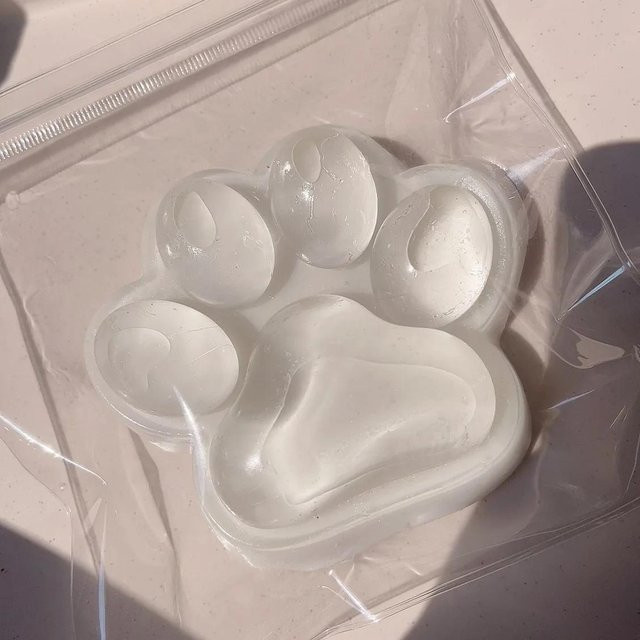 Yiran bag Quetschiges Transparentes Übergroßes Katzenpfoten Fidget Spielzeug - Bild 1