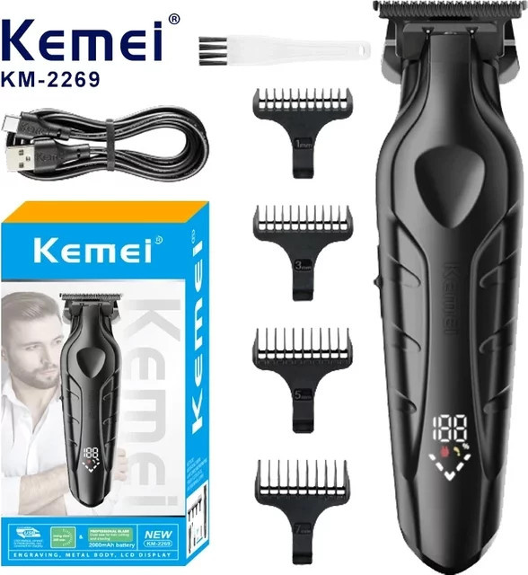 Kemei Haarschneider, Herren, Schwarz - Bild 1