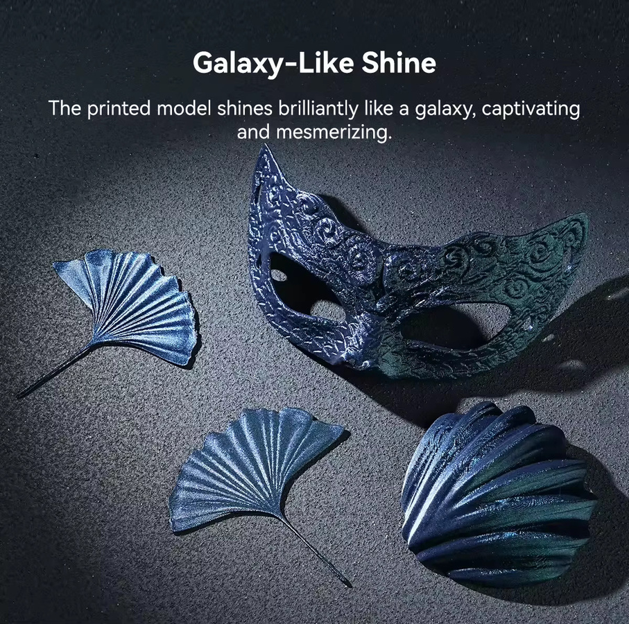 SUNLU PLA Galaxy Filament Blau 1,75mm 1kg für FDM-Drucker - Bild 3