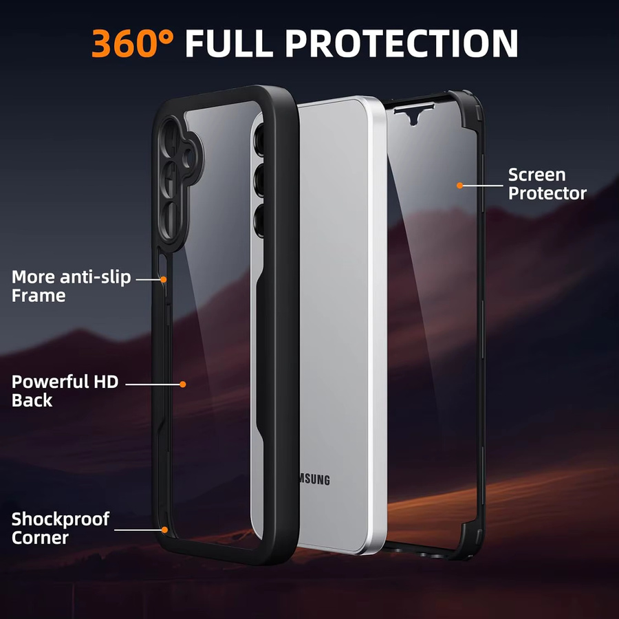 Schutzhülle für Samsung Galaxy A57 A37 A27 A17 5G A56 A36 A26 A16 5G A55 A35 A25 in Schwarz - Bild 2