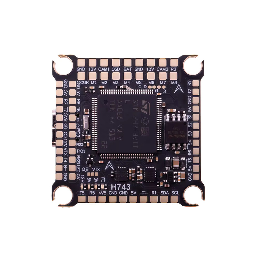 HawkSpeed H743 Flight Controller mit Dual ICM42688P Barometer und 16 MB Black Box, Unterstützung für BetaFlight und Ardupilot, Farbe: Schwarz, B/T: 30,5 x 30,5 mm - Bild 3