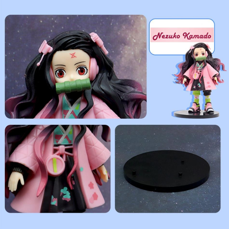 Fashnics Demon Slayer Kamado Tanjirou Nezuko Actionfigur PVC ab 3-6 Jahren - Bild 3