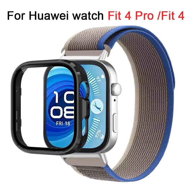 Huawei Watch Fit 4 Pro Rundum-Schutzhülle, Gehärtetes Glas, Transparent - Bild 7