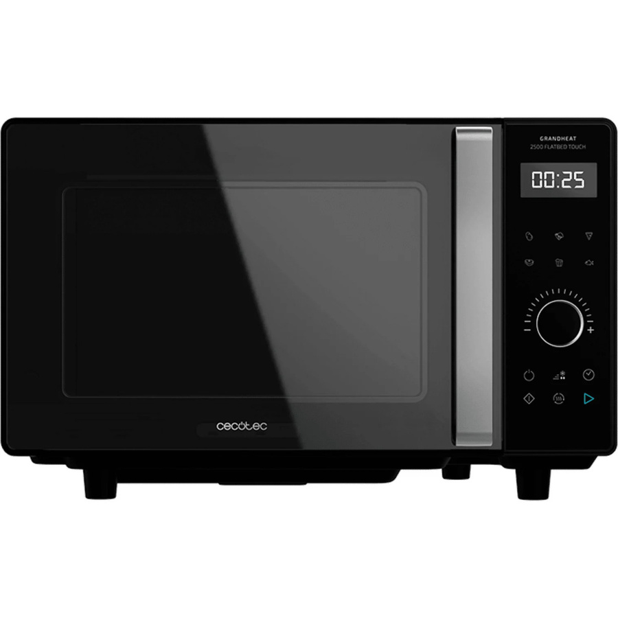 Cecotec GrandHeat 2500 Flatbed Mikrowelle Kombi mit LED-Display und Automatikprogrammen, Schwarz - Bild 1