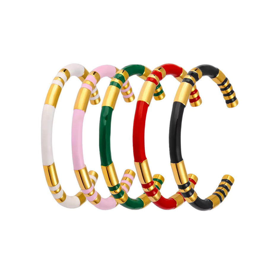 GD&GUANGDU Armband, Edelstahl, vergoldet, Gold, Damen, Vintage - Bild 2