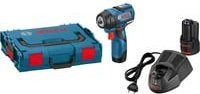 Bosch Professional Akku-Drehschlagschrauber GDS 12V-115 in Blau/Schwarz mit 2 x 3,0 Ah Li-Ion Akkus und L-BOXX - Bild 2