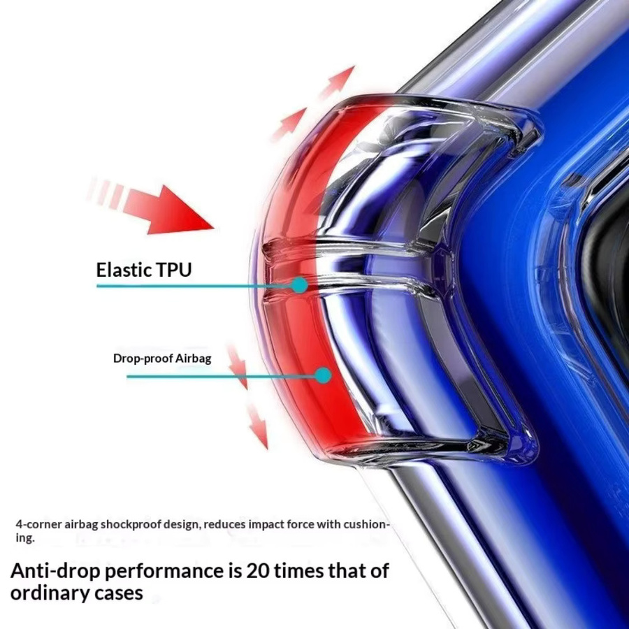 Transparente TPU-Silikon-Magnethülle für Motorola Signature Edge 70 G77/67/57/17/86 Power, stoßfeste Schutzhülle mit verstärkten Ecken - Bild 1