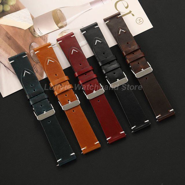 luffyte Uhrenarmband Ölwachsleder, Herren - Bild 1