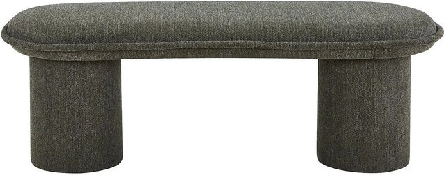 Vente-unique Sitzbank Elamiu in Grün mit Stoffbezug, Breite: 122 cm - Bild 1