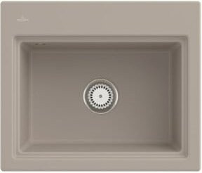 Villeroy & Boch Spüle Subway Style 60S in Beige mit Ablaufgarnitur, Armatur und Gitter - Bild 1