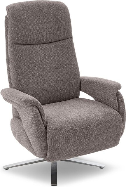 Relaxsessel MONDO MENTO LAZYLINE in Taupe/Grey mit Stoffbezug und Armlehnen - Bild 1