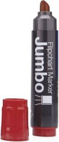 Magnetoplan Flipchart-Marker Jumbo in Rot, 4 Stück - Bild 1