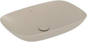Villeroy & Boch Aufsatzwaschtisch Loop & Friends in Beige, Rechteck, B: 62 cm, T: 42 cm, mit Überlauf - Bild 1