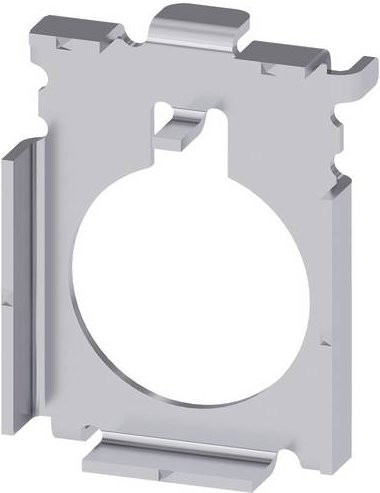 Siemens Adapter 3SU1950-0KJ80-0AA0 grau aus Kunststoff, bündig montiert - Bild 1