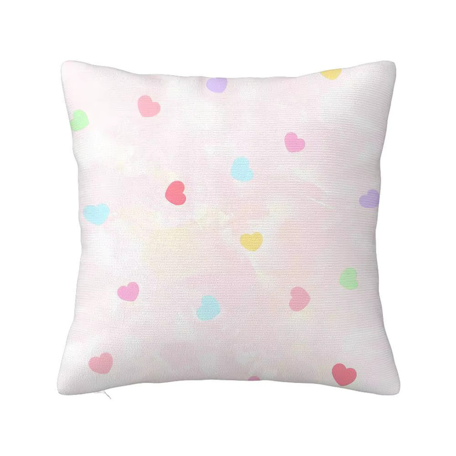 INS Fashion Love Kissenbezug aus Plüschstoff in Multicolour, quadratisch, B/T/H: 30 x 30 x 30 cm - Bild 4