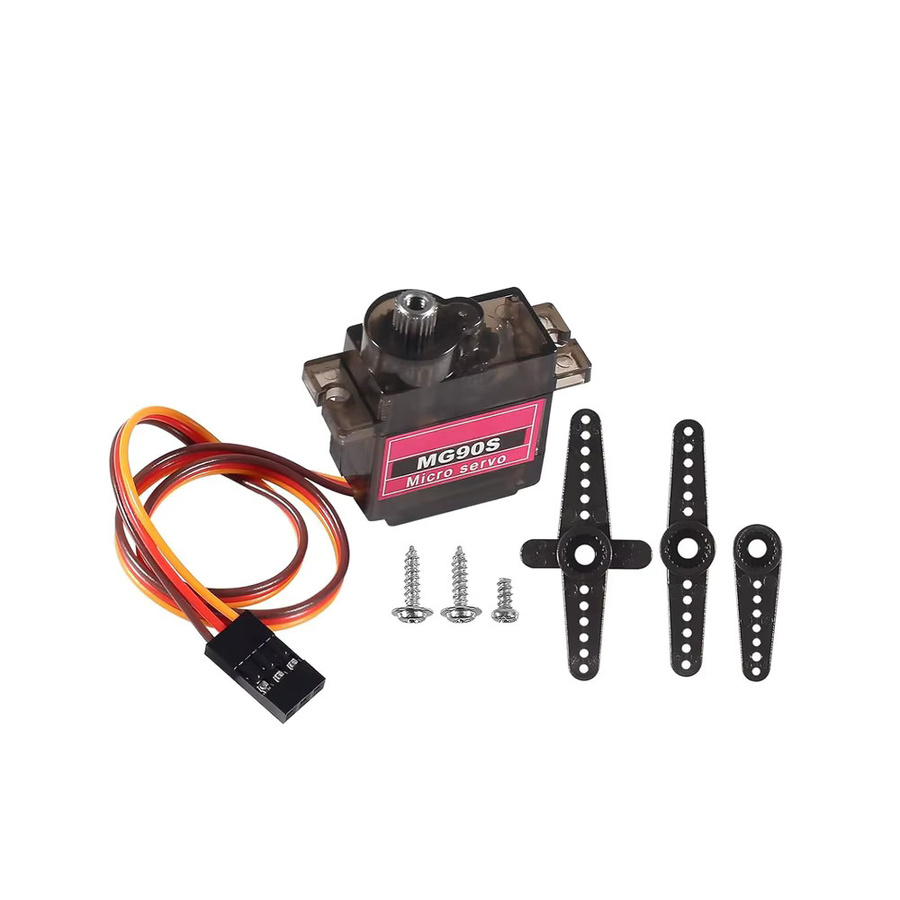 XZG MG90S Servo mit Vollmetallgetriebe 9g für RC Hubschrauber, Flugzeuge, Boote und Roboter (180/360 Grad) - Bild 2